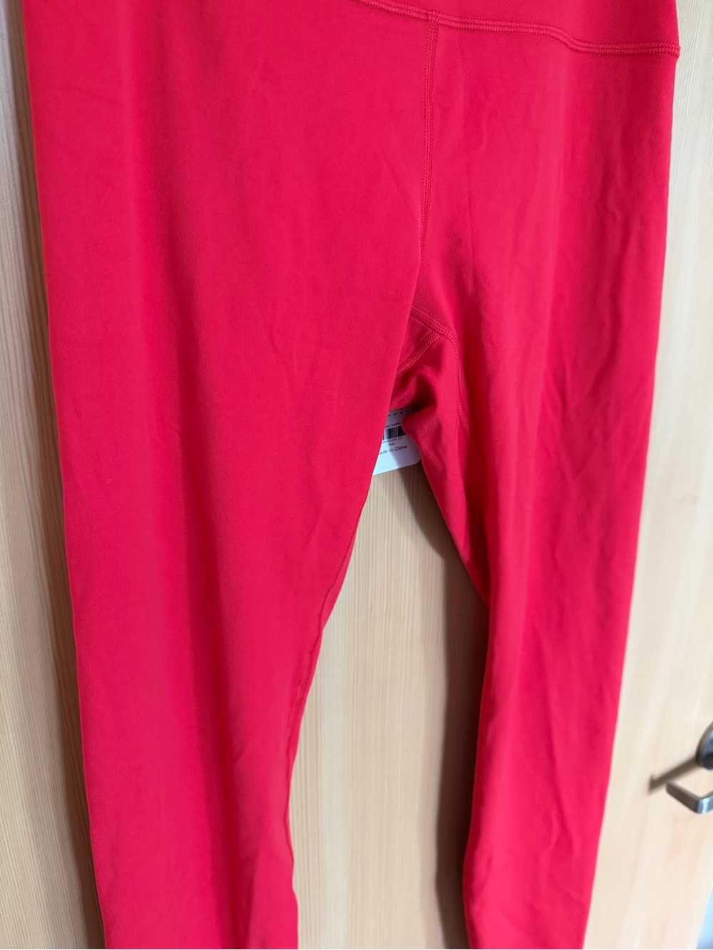 CRZ YOGA women’s High-Rise Active Red Leggings Size M Red - Picture 4 of 10